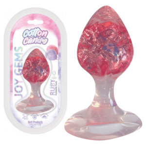 Cotton Candy Joy Gems Silicone Jeweled Butt Plug