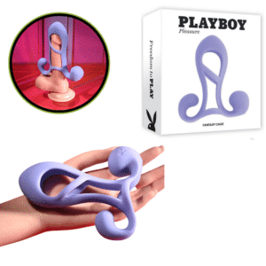 Fantasy Cage Wearable Extension Vibrator Penis Enhancer Enlarger