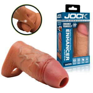 Penis Extension Sleeve with Ball Strap