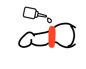 Lubricating the penis ring