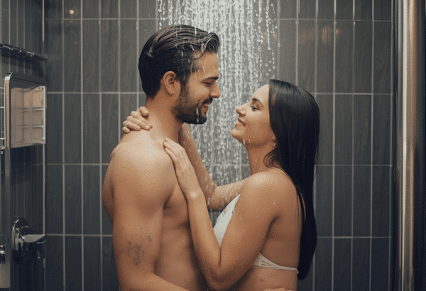 shower water sex play