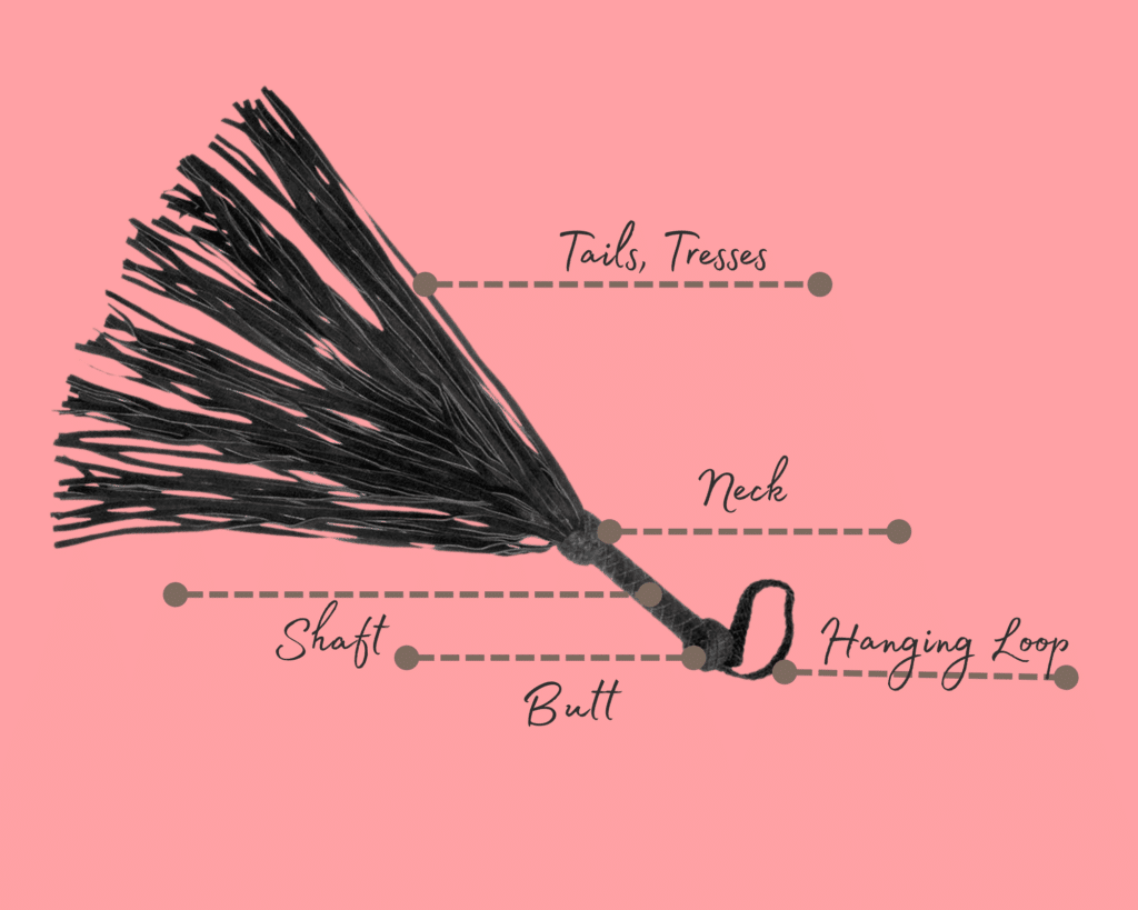 Parts of a Flogger and whip