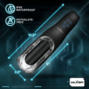 Sucking and Vibrating Masturbator