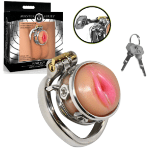 Ms Pussy Boy Metal Chastity Cage