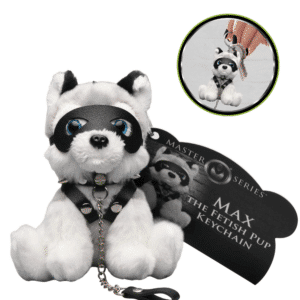Max the Fetish Pup BDSM Gag Gift Keychain
