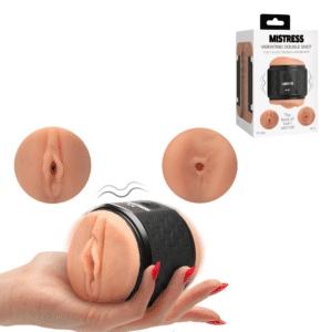 Mistress Vibrating Shot Pussy and Anal Double Masturbator