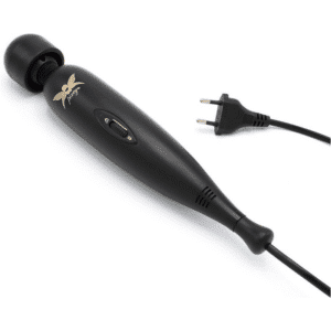 Vibrator Massager Black Edition With Two Attachments