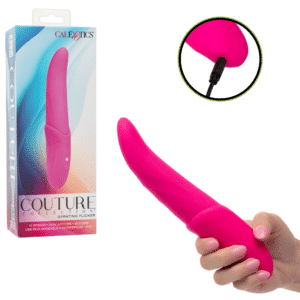 Couture Collection® Gyrating Massager Flicker Silicone Vibrator