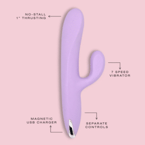 G Spot Thrusting Vibrator Purple