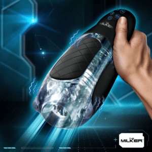 Sucking and Vibrating Masturbator