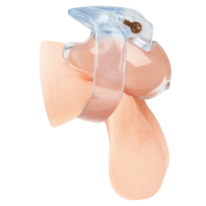 Small Dick Acrylic Mini Chastity Cage - Clear