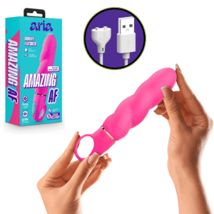 Blush Aria Amazing AF Silicone Clitoral G-Spot Spiral Vibrator