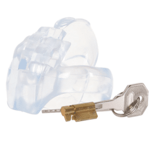 Small Dick Acrylic Mini Chastity Cage - Clear