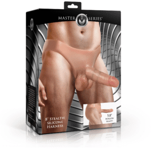 8-inch Realistic Stealth Silicone Strap-On