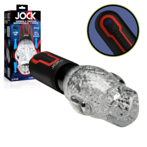 JOCK Spinning and Thrusting Masturbator with 2 Bullets