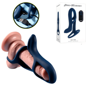 Big Time Vibrating Penis Sleeve with Remote Control