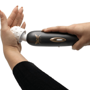 Pixey Exceed V2 Wand Vibrator with Movable Head - Black