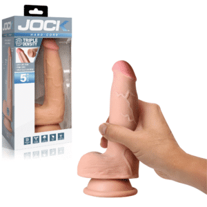Jock Hard-Core Triple Density Realistic Dildo with Balls