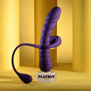 Vibrator with Detachable C-Ring Anal Tail