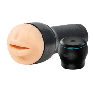Feel Mouth Stroker Set - Black