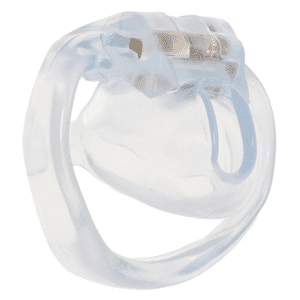 Small Dick Acrylic Mini Chastity Cage - Clear