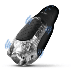 Sucking and Vibrating Masturbator