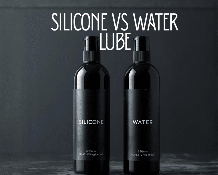 silicone vs water lube