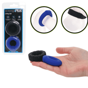 Engage 2 Smooth and Textured Non-Vibrating Penis Ring Set
