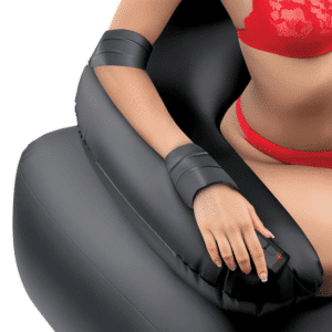 Inflatable Bondage Chair - Black