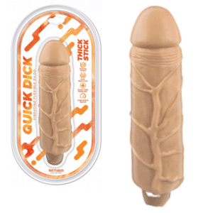 Thick Stick Quick Dick 5 inch Vibrating Flex Dildo
