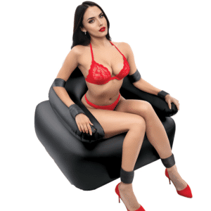 Inflatable Bondage Chair - Black