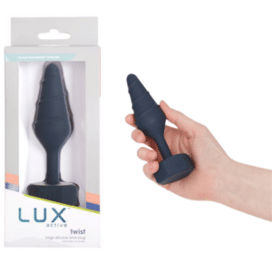 LUX Active Twist Tapered Tip Silicone Butt Plug