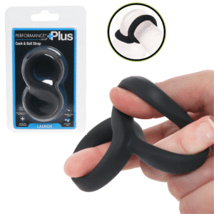 Launch Double Silicone Non-Vibrating Penis Ring and Ball Ring