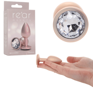 Rear Assets Iridescent Lightweight Jeweled Butt Plug