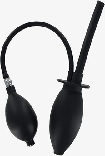 Anal Preparation Inflatable Enema Silicone Plug Black Clean Stream photo review