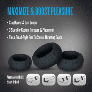 3pc Non-Vibrating Penis Rings Set