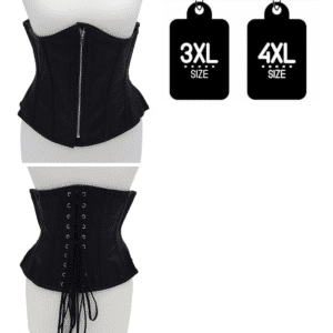 Waistlined Boned Real Leather Corsets