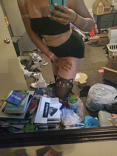 Black Cat Hose with Accent Onesize Sexy Tights and Pantyhose photo review