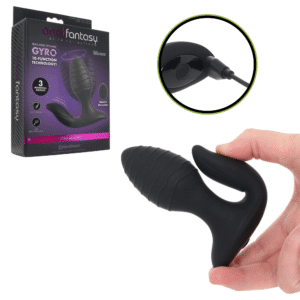 Anal Fantasy Elite Gyro-Milk Pro Remote Controlled Butt Plug