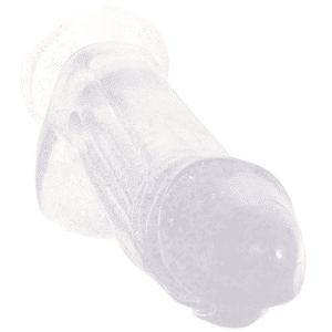 Suction Cup Dildo Clear