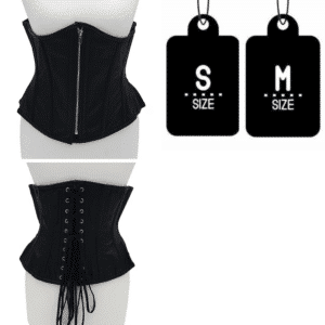 Waistlined Boned Real Leather Corsets