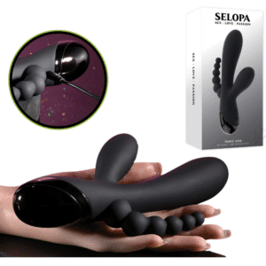Selopa Triple Aces Rechargeable Silicone Triple Rabbit Vibrator