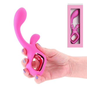 Pretty In Pink Velvet G-spot Rabbit Vibrator