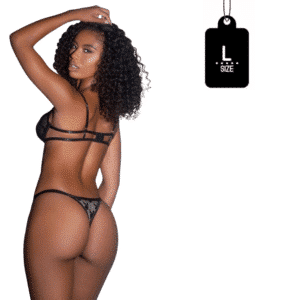 Sexy Women's Lingerie Set Silver