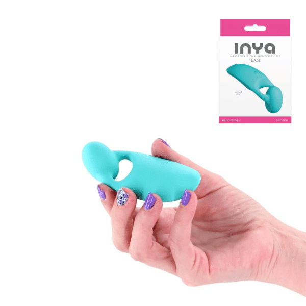 Cheap Sex Toys With Up to 90% Discount EVERY DAY! 154 Inya Tease Silicone Massager Clitoral Vibrator Teal