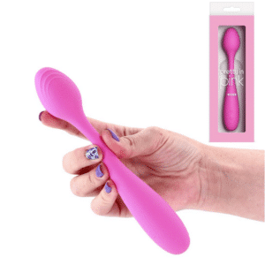 Pretty in Pink Rosé Poseable Silicone Vibrator