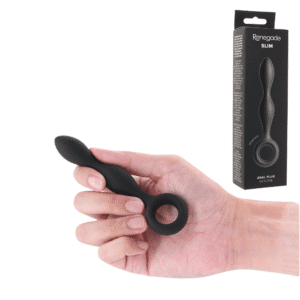 Renegade Tapered Slim Butt Plug With Finger Ring