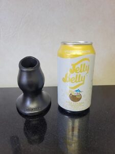 Ox Balls Pighole Silcone Hollow Butt Plug Black photo review