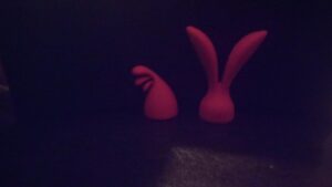 Palm Pleasure Silicone Vibrating Wand Attachment Massager Heads Pink 2 Each Per Set photo review