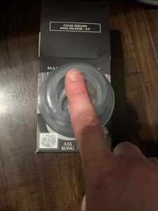 Ass Bung Clear Hollow Butt Plug Dilator photo review